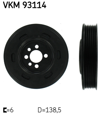 Fulie curea, arbore cotit VKM 93114 SKF